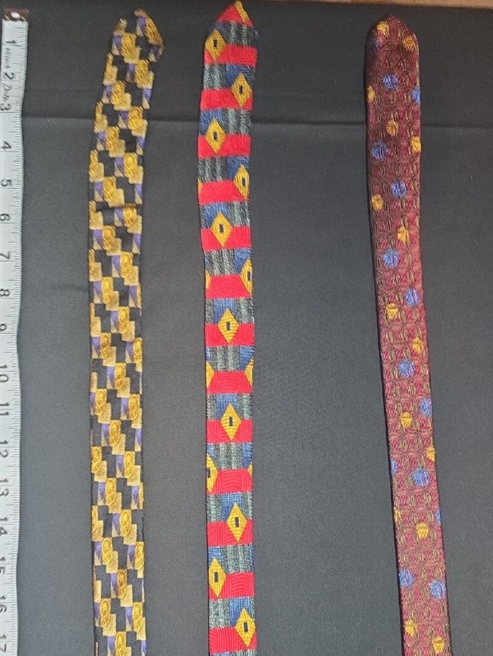 Lot of 6 Robert Talbott men’s silk ties. - Picture 12 of 16